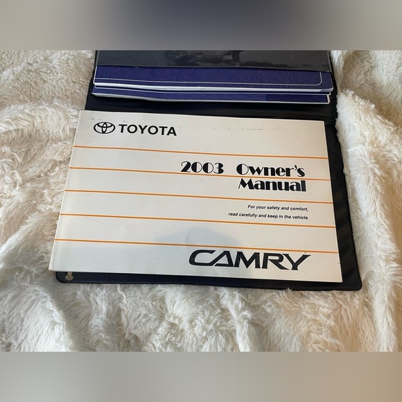 Toyota car manual 2003 Toyota Camry - Picture 5 of 5